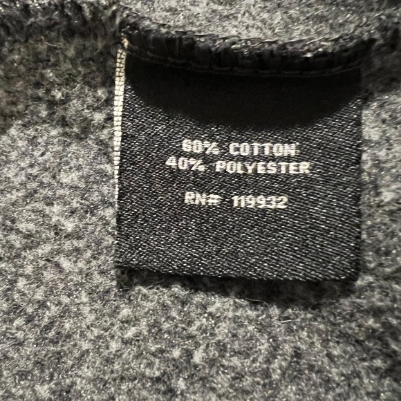 Garth Brooks World Tour Drawstring Hooded Front Zip Sweatshirt Size XLBlack/Red - Picture 7 of 8